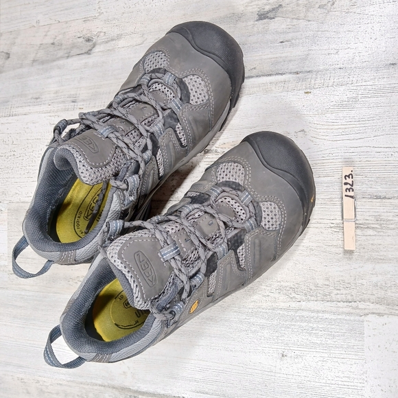 KEEN ASTM Utility Gray Flint Steel Toe Work Sneakers Boots # - Picture 12 of 13